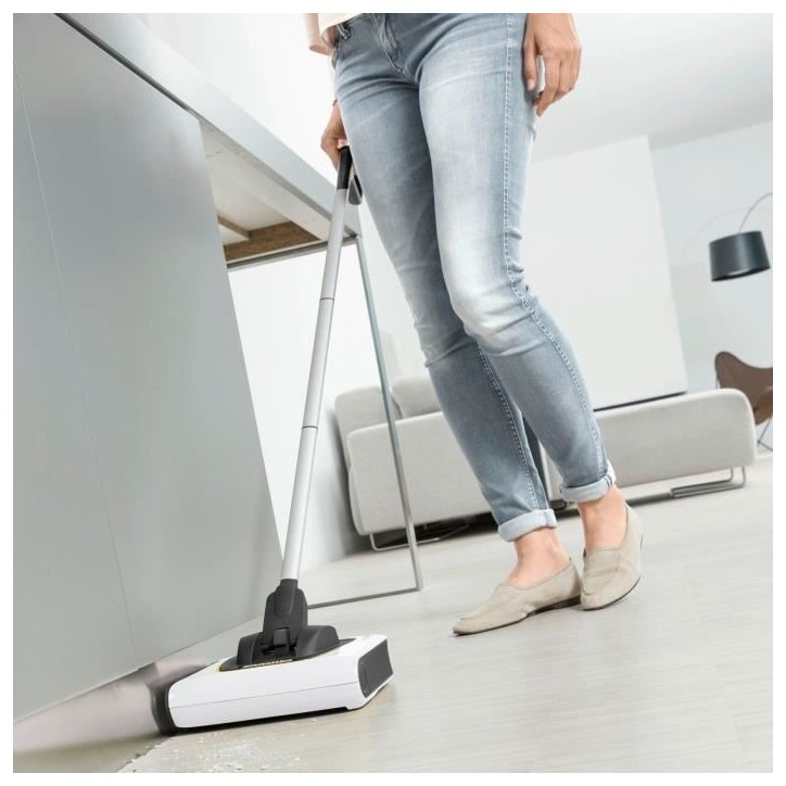 KARCHER KB 5 - Balai électrique sans fil - Autonomie 30 min sur sols durs (20min sur tapis) - Compact et léger 1,2 Kg KARCHER KB 5 - Balai électrique sans fil - Autonomie 30 min sur sols durs (20min sur tapis) - Compact et léger 1,2 Kg