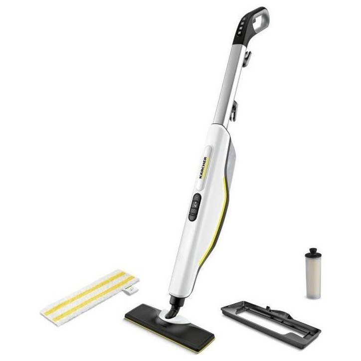 KARCHER SC 3 Upright EasyFix - Balai vapeur - 1600W - Chauffe rapide 30s -Nettoie 60 m²Elimine jusqu'a 99.99 % des virus KARCHER SC 3 Upright EasyFix - Balai vapeur - 1600W - Chauffe rapide 30s -Nettoie 60 m²Elimine jusqu'a 99.99 % des virus
