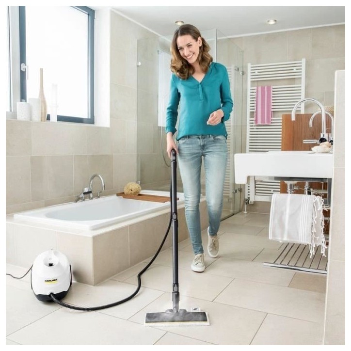 KARCHER SC 3 Easy Fix - Nettoyeur vapeur - 1900 W - 3,5 bars - autonomie illimitée - Elimine jusqu'a 99.99 % des virus bactéri KARCHER SC 3 Easy Fix - Nettoyeur vapeur - 1900 W - 3,5 bars - autonomie illimitée - Elimine jusqu'a 99.99 % des virus bactéri