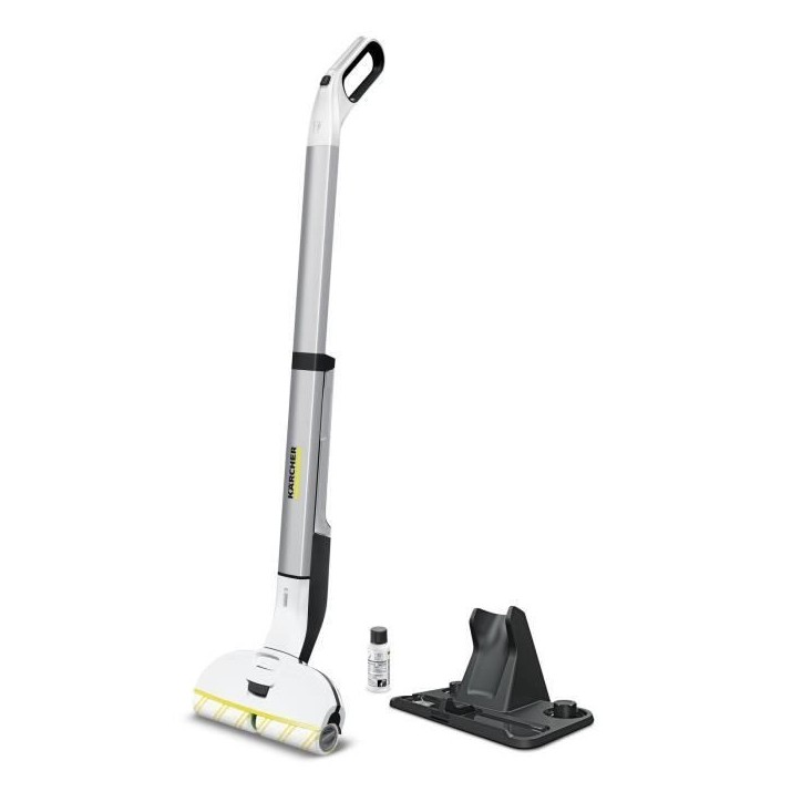 KARCHER EWM 2 - Balai serpilliere électrique sans fil - Permet de nettoyer jusqu'a 60 m² - Tout type de sols durs