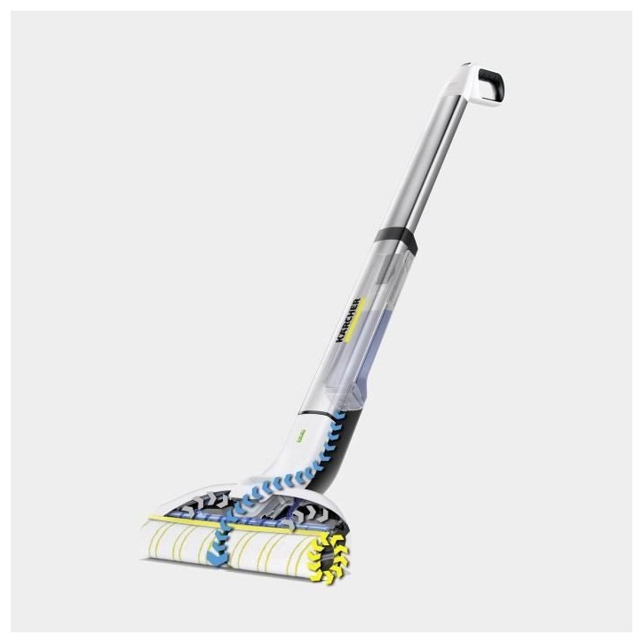 KARCHER EWM 2 - Balai serpilliere électrique sans fil - Permet de nettoyer jusqu'a 60 m² - Tout type de sols durs
