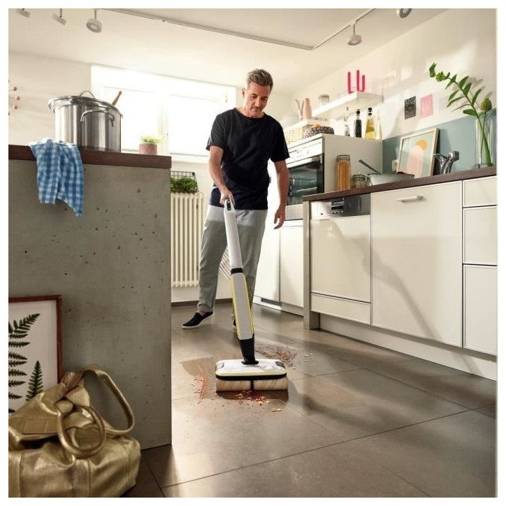 KARCHER FC7 - Nettoyeur de Sols sans fil 2 en 1 - 3 modes de Nettoyage - Auto-Nettoyage Des Rouleaux KARCHER FC7 - Nettoyeur de Sols sans fil 2 en 1 - 3 modes de Nettoyage - Auto-Nettoyage Des Rouleaux