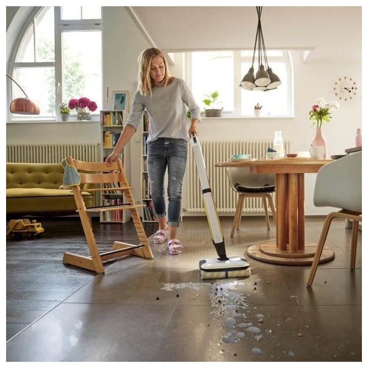 KARCHER FC7 - Nettoyeur de Sols sans fil 2 en 1 - 3 modes de Nettoyage - Auto-Nettoyage Des Rouleaux KARCHER FC7 - Nettoyeur de Sols sans fil 2 en 1 - 3 modes de Nettoyage - Auto-Nettoyage Des Rouleaux
