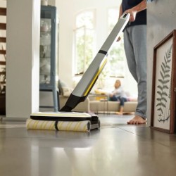 KARCHER FC7 - Nettoyeur de Sols sans fil 2 en 1 - 3 modes de Nettoyage
