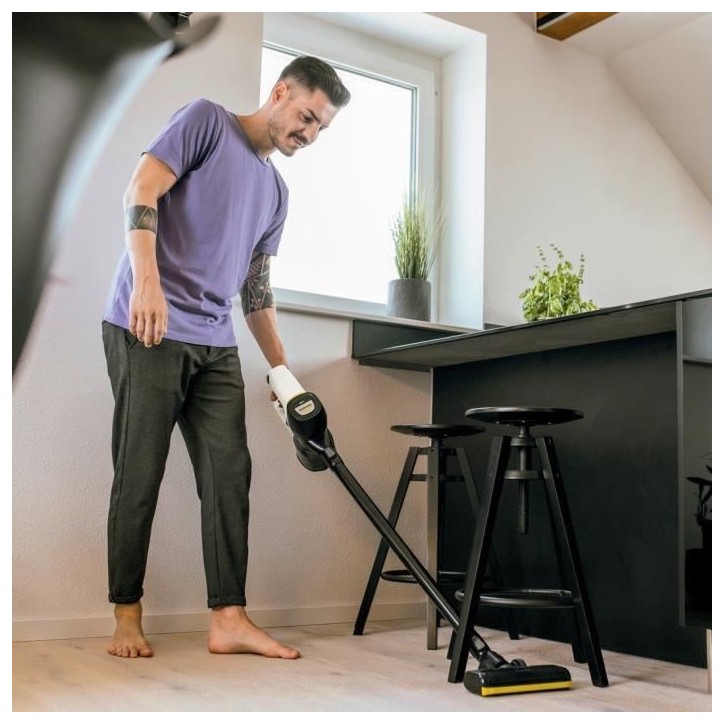 KARCHER VC 4 Cordless myHome - Aspirateur balai sans fil - Autonomie 30 min - silencieux - brosse électrique - mode boost KARCHER VC 4 Cordless myHome - Aspirateur balai sans fil - Autonomie 30 min - silencieux - brosse électrique - mode boost