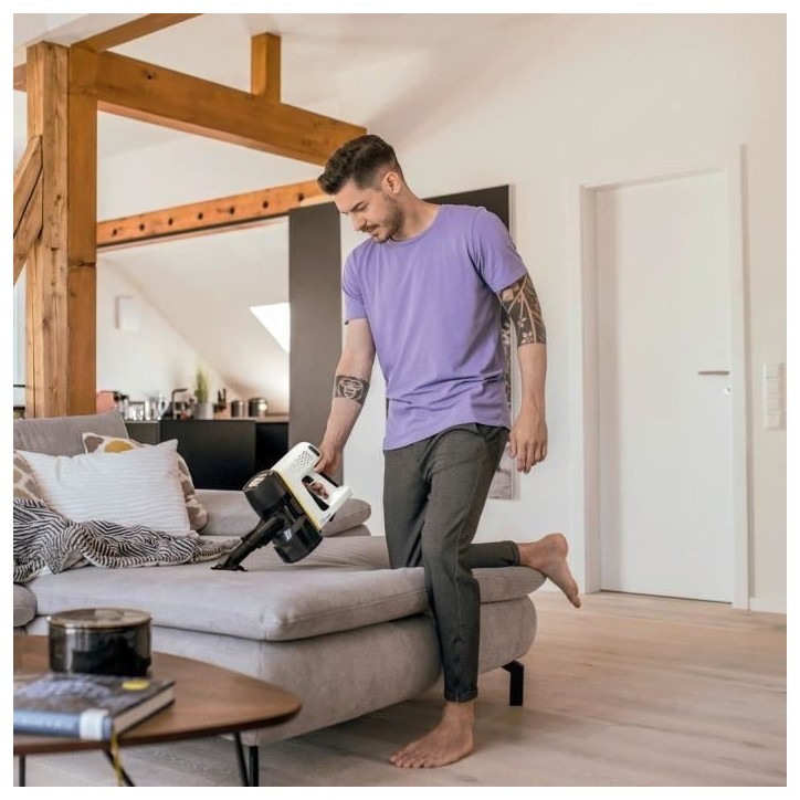 KARCHER VC 4 Cordless myHome - Aspirateur balai sans fil - Autonomie 30 min - silencieux - brosse électrique - mode boost KARCHER VC 4 Cordless myHome - Aspirateur balai sans fil - Autonomie 30 min - silencieux - brosse électrique - mode boost