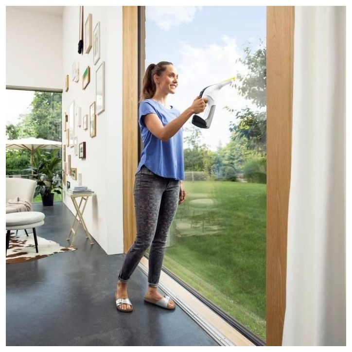 KARCHER WV 6 Plus - Nettoyeur de vitres - Raclette XL 280 mm - Autonomie 100 min - Nettoie jusqu'a 300m² (environ 100 fenetres) KARCHER WV 6 Plus - Nettoyeur de vitres - Raclette XL 280 mm - Autonomie 100 min - Nettoie jusqu'a 300m² (environ 100 fenetres)