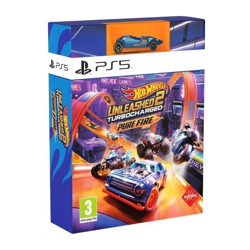 Hot Wheels Unleashed 2 Turbocharged - Jeu PS5 - Pure Fire Edition Hot Wheels Unleashed 2 Turbocharged - Jeu PS5 - Pure Fire Edition