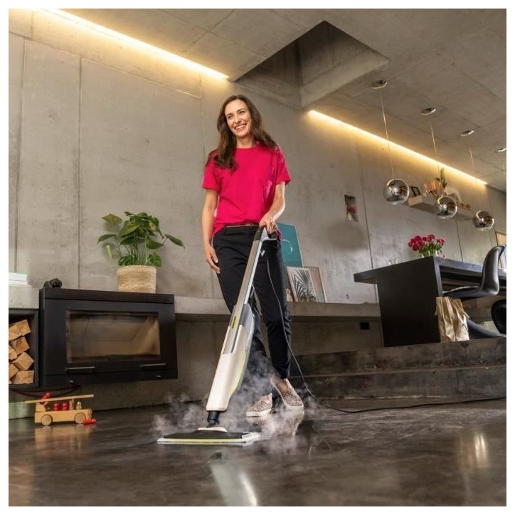 KARCHER SC 2 Upright Easy Fix - Balai vapeur - 1600 W - Chauffe rapide 30s - Nettoie 50m² - Élimine jusqu'a 99,9 % des virus KARCHER SC 2 Upright Easy Fix - Balai vapeur - 1600 W - Chauffe rapide 30s - Nettoie 50m² - Élimine jusqu'a 99,9 % des virus