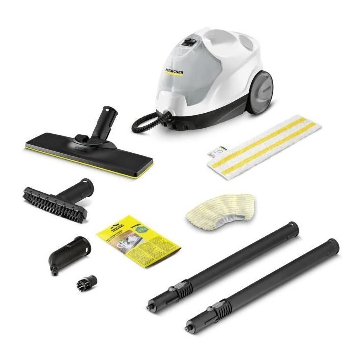 KARCHER SC 4 Easy Fix - Nettoyeur Vapeur - 2000 W - 3,5 bars, autonomie illimitée, Élimine jusqu'a 99,9 % des virus et KARCHER SC 4 Easy Fix - Nettoyeur Vapeur - 2000 W - 3,5 bars, autonomie illimitée, Élimine jusqu'a 99,9 % des virus et