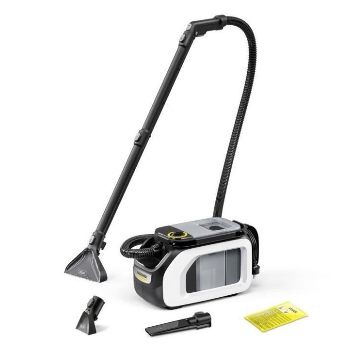 Nettoyeur Détacheur KARCHER SE 3 Compact Floor - Nettoyage en profondeur - 500W - Réservoir 1,7L - Accessoires inclus Nettoyeur Détacheur KARCHER SE 3 Compact Floor - Nettoyage en profondeur - 500W - Réservoir 1,7L - Accessoires inclus