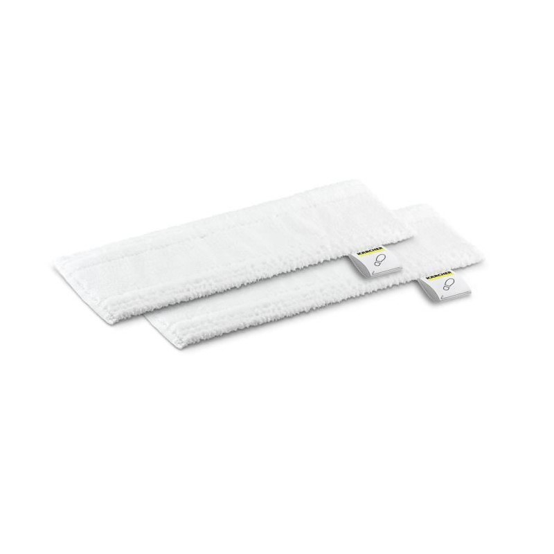 KARCHER - Kit 2 Serpillieres surfaces délicates pour buse sol - Compa KARCHER - Kit 2 Serpillieres surfaces délicates pour buse sol - Compa