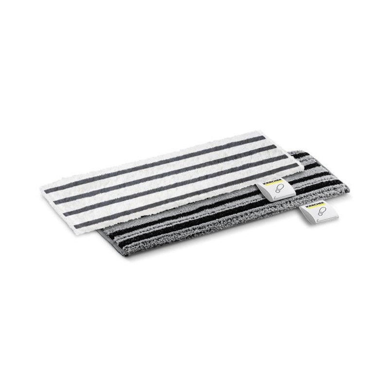KARCHER - Kit 2 Serpillieres microfibres abrasives pour buse sol EasyF KARCHER - Kit 2 Serpillieres microfibres abrasives pour buse sol EasyF