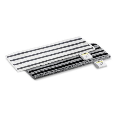 KARCHER - Kit 2 Serpillieres microfibres abrasives pour buse sol EasyF
