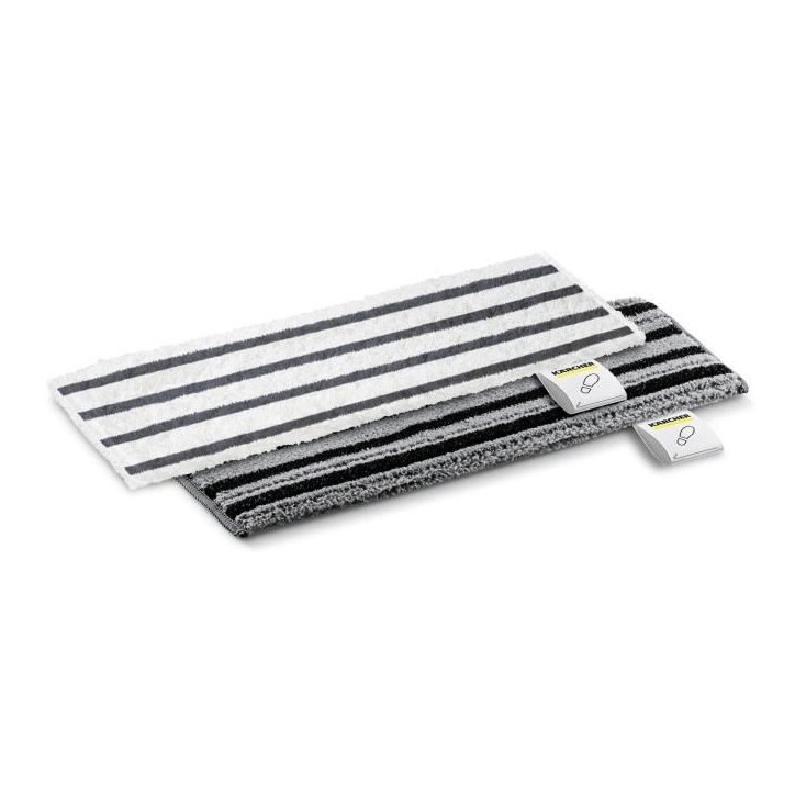 KARCHER - Kit 2 Serpillieres microfibres abrasives pour buse sol EasyFix (1 abrasive, 1 tres abrasive) KARCHER - Kit 2 Serpillieres microfibres abrasives pour buse sol EasyFix (1 abrasive, 1 tres abrasive)