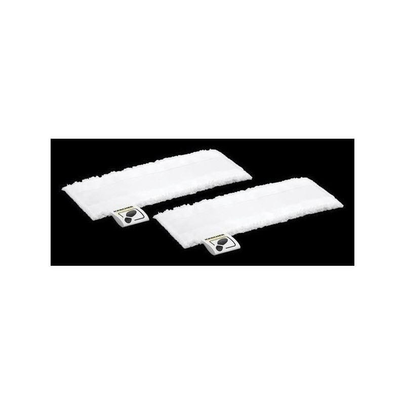 KARCHER - Kit 2 serpillieres universelles microfibress pour buse sol - KARCHER - Kit 2 serpillieres universelles microfibress pour buse sol -