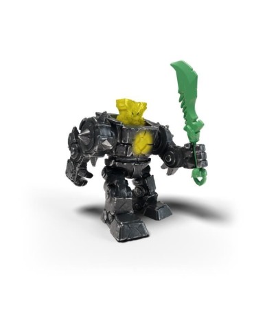 Figurine - SCHLEICH - Cyborg de la Jungle des Ombres - Eldrador Mini Creatures - Noir et Multicolore