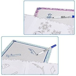 Kit de dessin - LISCIANIGIOCHI - LA REINE DES NEIGES - Ardoises, Feutr