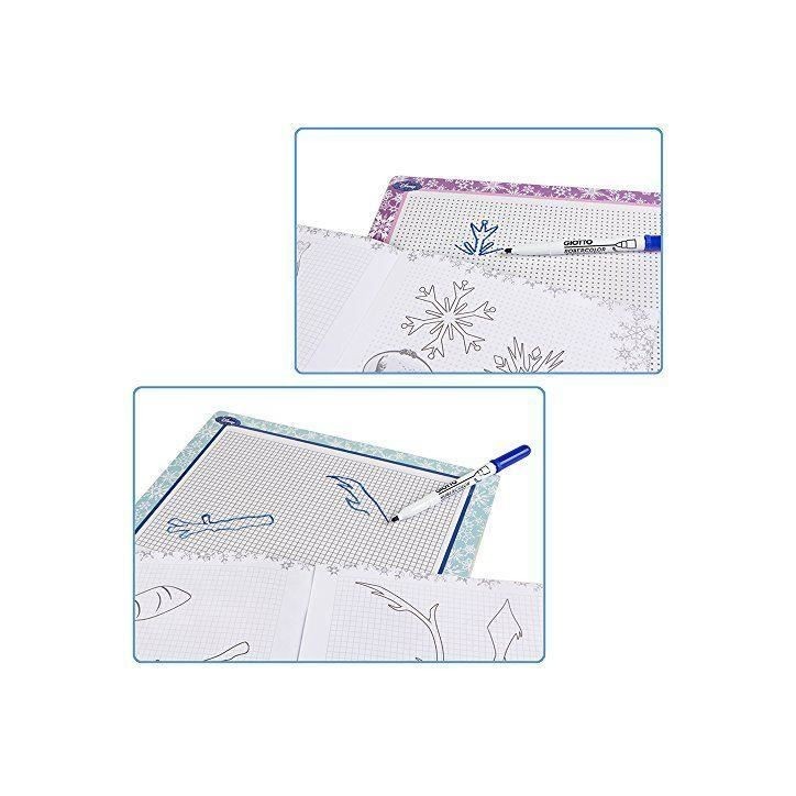 Kit de dessin - LISCIANIGIOCHI - LA REINE DES NEIGES - Ardoises, Feutre effaçable Kit de dessin - LISCIANIGIOCHI - LA REINE DES NEIGES - Ardoises, Feutre effaçable