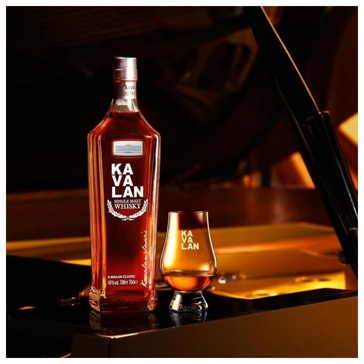 Kavalan Whisky Classic Single Malt - 40%vol - 50 cl avec étui Kavalan Whisky Classic Single Malt - 40%vol - 50 cl avec étui