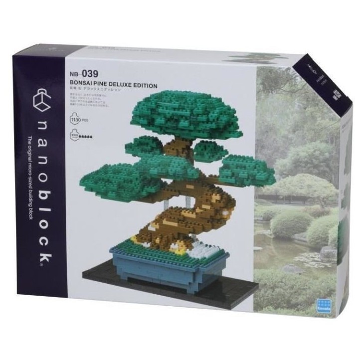 Figurine en briques - BANDAI - NANOBLOCK - Bonsai Deluxe - 1130 pcs Figurine en briques - BANDAI - NANOBLOCK - Bonsai Deluxe - 1130 pcs