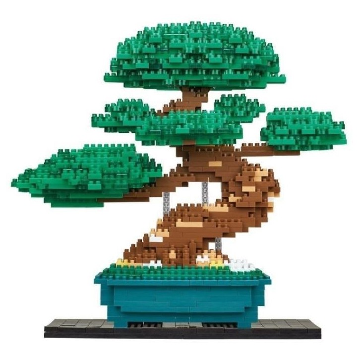 Figurine en briques - BANDAI - NANOBLOCK - Bonsai Deluxe - 1130 pcs Figurine en briques - BANDAI - NANOBLOCK - Bonsai Deluxe - 1130 pcs