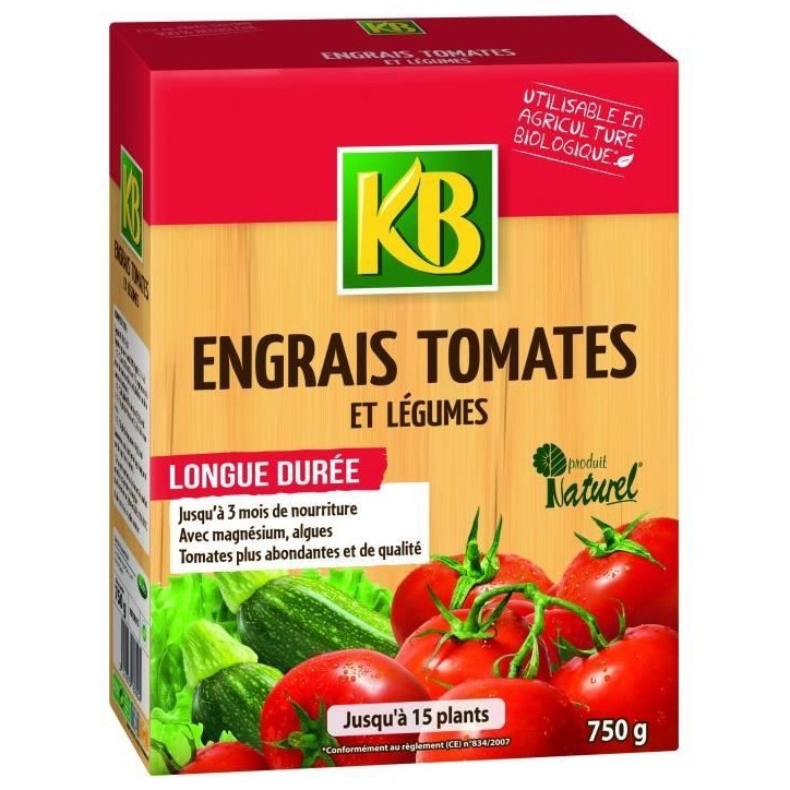 ENGRAIS TOMATES BIO 750 G
