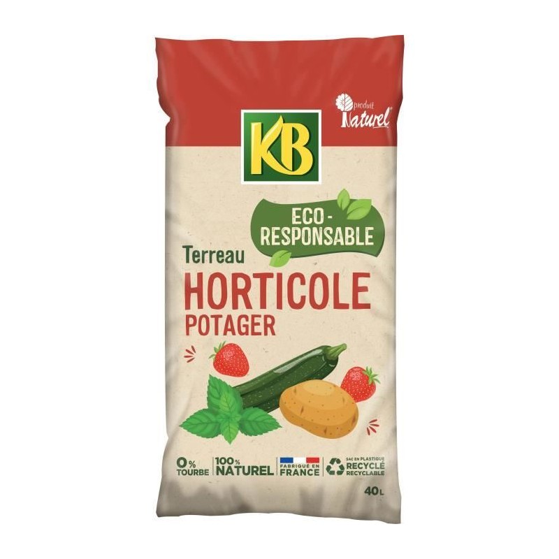 KB - Terreau horticole potager UAB 40L KB - Terreau horticole potager UAB 40L