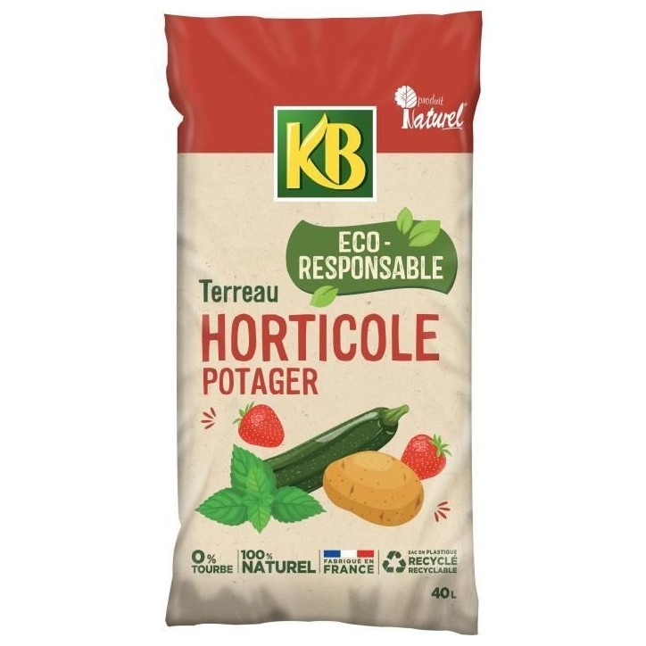 KB - Terreau horticole potager UAB 40L KB - Terreau horticole potager UAB 40L