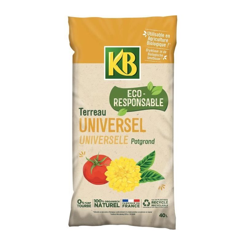 KB - Terreau universel UAB 40L KB - Terreau universel UAB 40L
