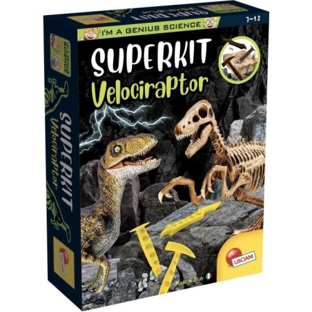 Super kit Velociraptor - Kit Scientifique - I'M A GENIUS - Bloc a creu