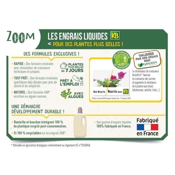 KB Engrais Rapide Orchidées 250ml