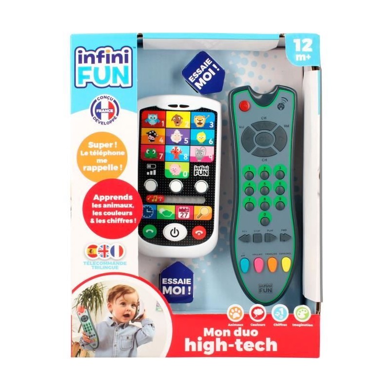 Téléphone et Télécommande - KD - Mon Duo High-Tech - Apprentissage Téléphone et Télécommande - KD - Mon Duo High-Tech - Apprentissage