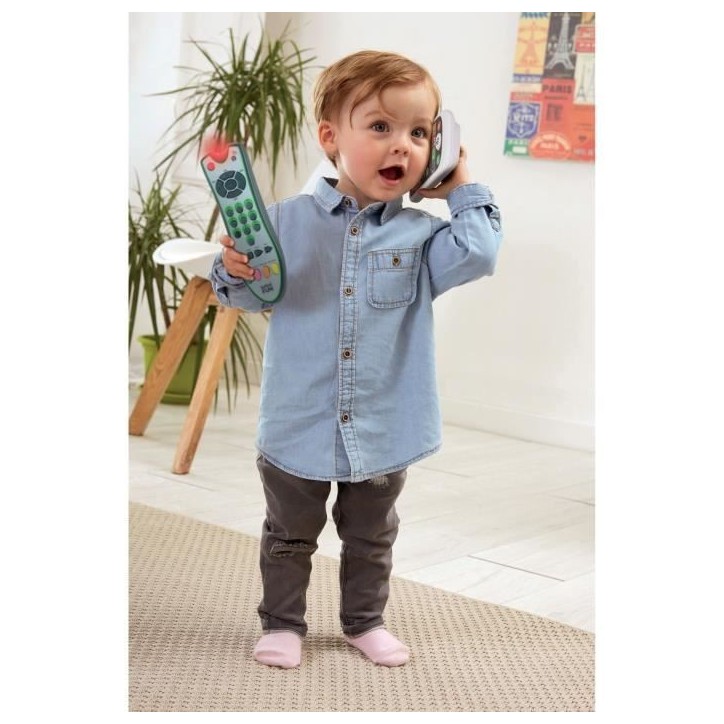 Téléphone et Télécommande - KD - Mon Duo High-Tech - Apprentissage des animaux, chiffres et couleurs Téléphone et Télécommande - KD - Mon Duo High-Tech - Apprentissage des animaux, chiffres et couleurs