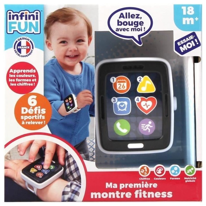 Montre Fitness - KD - Ma Premiere Montre Fitness - Imitation réaliste pour les tout-petits Montre Fitness - KD - Ma Premiere Montre Fitness - Imitation réaliste pour les tout-petits