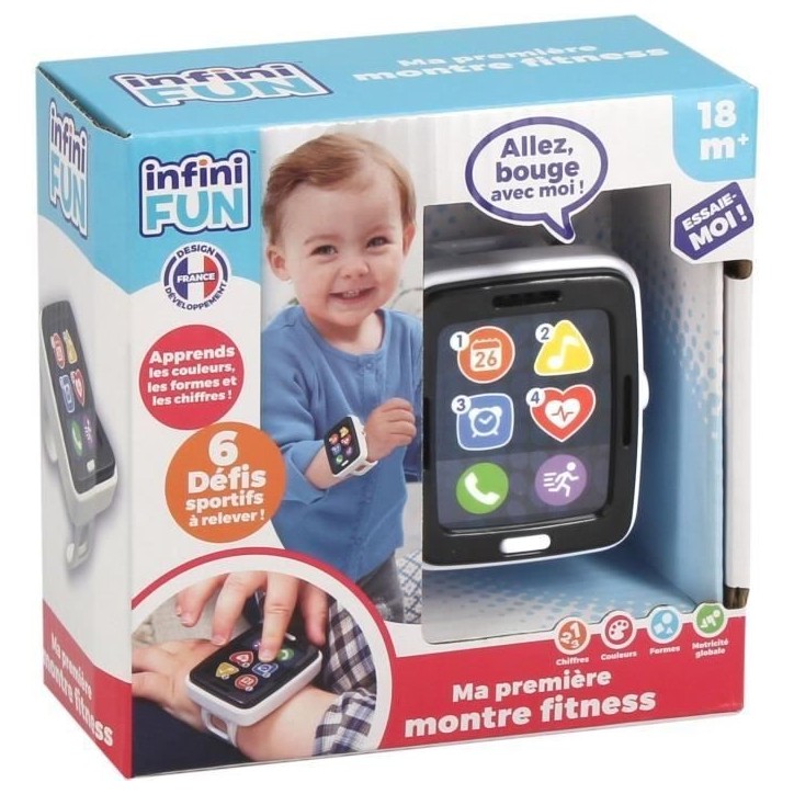 Montre Fitness - KD - Ma Premiere Montre Fitness - Imitation réaliste pour les tout-petits Montre Fitness - KD - Ma Premiere Montre Fitness - Imitation réaliste pour les tout-petits