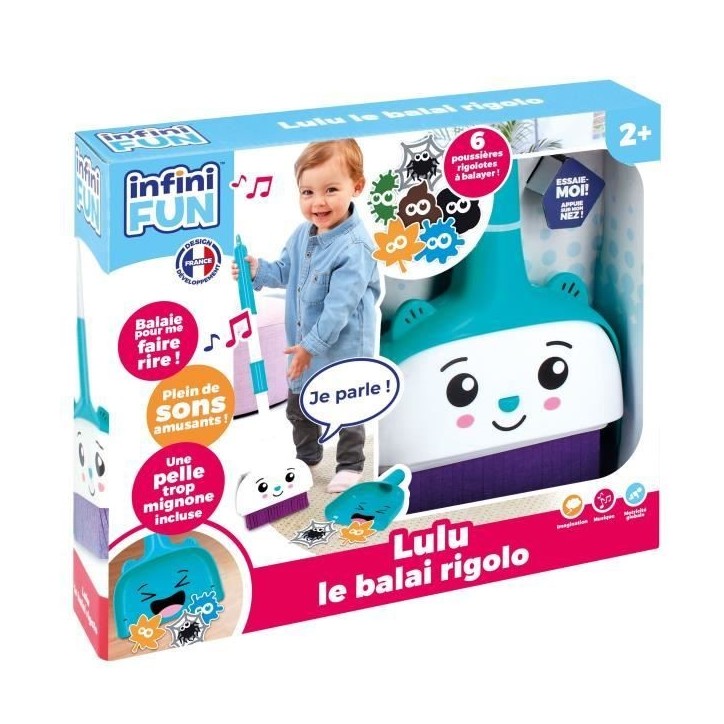 Balai Jouet - KD - Lulu le Balai Rigolo - Parle comme par magie en balayant Balai Jouet - KD - Lulu le Balai Rigolo - Parle comme par magie en balayant
