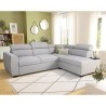 Canapé d'angle convertible réversible - 4/5 places - KELIO - Tissu G
