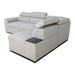 Canapé d'angle convertible réversible - 4/5 places - KELIO - Tissu G