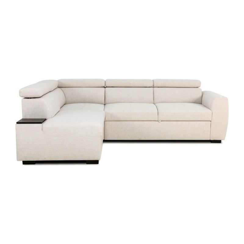 Canapé d'angle convertible réversible - 4/5 places - KELIO - Tissu B Canapé d'angle convertible réversible - 4/5 places - KELIO - Tissu B