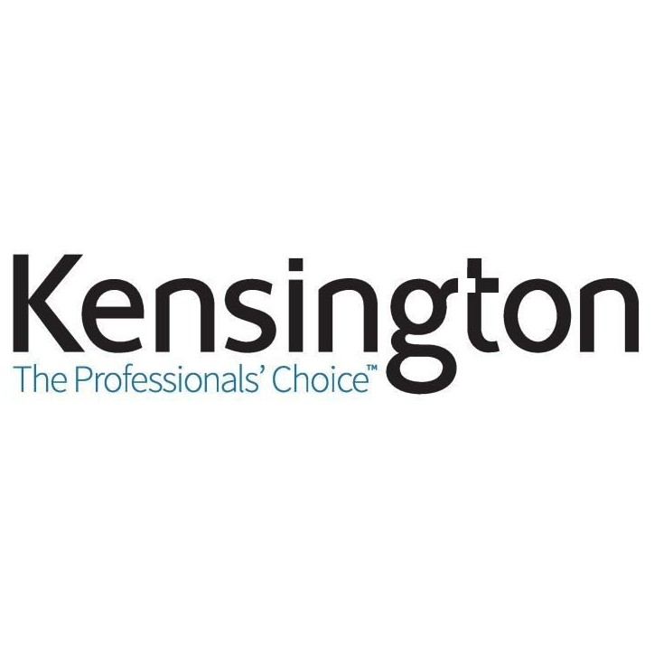 Kensington, Tapis de souris avec repose-poignet, Duo gel, Noir et bleu