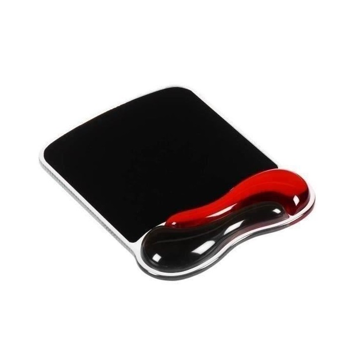Kensington, Tapis de souris avec repose-poignet, Duo gel, Noir et rouge