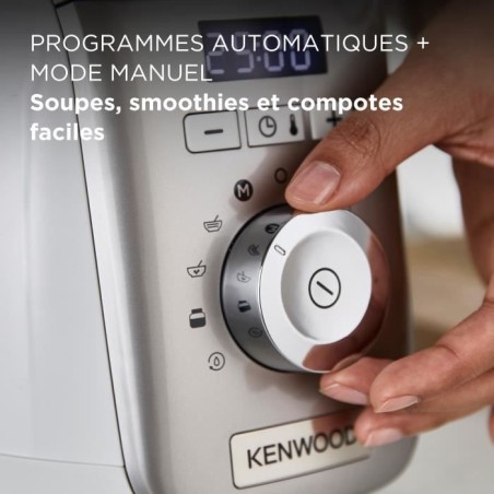 Blender chauffant KENWOOD SOUPEASY+ CBL30.000CP Blanc et champagne