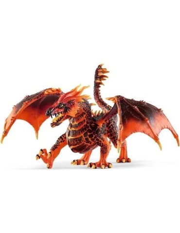 Dragon de lave,Figurine dragon schleich avec des parties mobiles, Dragon rouge jouet de la collection créature ELDRADOR pour en