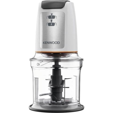 Mini-hachoir - KENWOOD - CHP61.100WH - 500 W - 0,8 L - 4 lames en acier inoxydable - Blanc