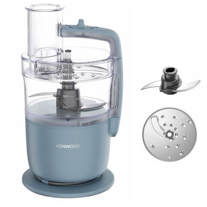 Robot multifonction KENWOOD FDP22.000GY - 1 vitesse + Pulse - 650W - Bol 1,3L + accessoires Robot multifonction KENWOOD FDP22.000GY - 1 vitesse + Pulse - 650W - Bol 1,3L + accessoires