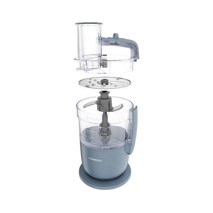 Robot multifonction KENWOOD FDP22.000GY - 1 vitesse + Pulse - 650W - Bol 1,3L + accessoires Robot multifonction KENWOOD FDP22.000GY - 1 vitesse + Pulse - 650W - Bol 1,3L + accessoires