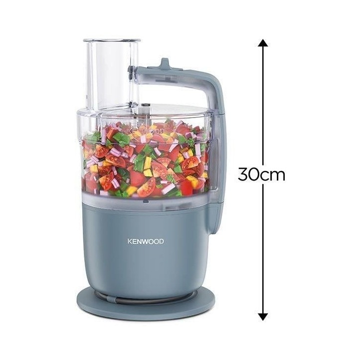 Robot multifonction KENWOOD FDP22.000GY - 1 vitesse + Pulse - 650W - Bol 1,3L + accessoires Robot multifonction KENWOOD FDP22.000GY - 1 vitesse + Pulse - 650W - Bol 1,3L + accessoires