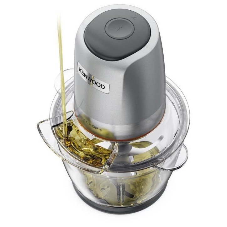 Mini-hachoir KENWOOD CHP62.400S Easy Chop+ - 4 lames inox - 600 ML - 2 vitesses Mini-hachoir KENWOOD CHP62.400S Easy Chop+ - 4 lames inox - 600 ML - 2 vitesses