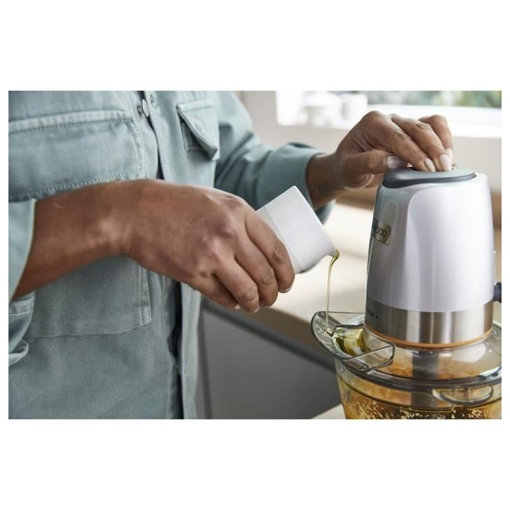 Mini-hachoir KENWOOD CHP62.400S Easy Chop+ - 4 lames inox - 600 ML - 2 vitesses Mini-hachoir KENWOOD CHP62.400S Easy Chop+ - 4 lames inox - 600 ML - 2 vitesses